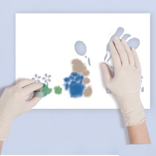 Malujemy szablon. Krok 3. Wzór do dziecięcego pokoju