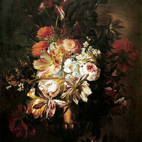 Mały bukiet kwiatów w glinianym garnku , 1599 r. , Jan Brueghel Starszy