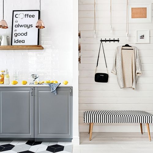 mały przedpokój w bloku