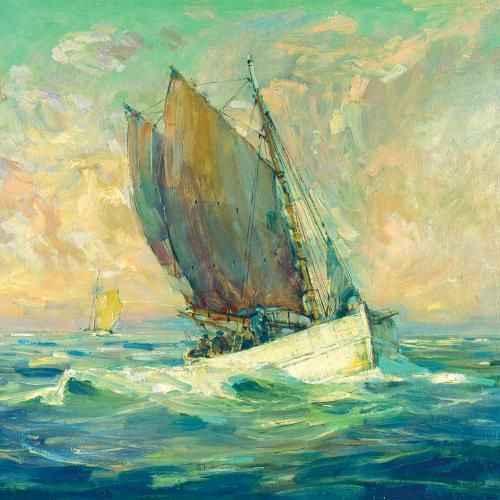 Marian Mokwa, 1955 r., Centralne Muzeum Morskie w Gdańsku, fot. E. Meksiak