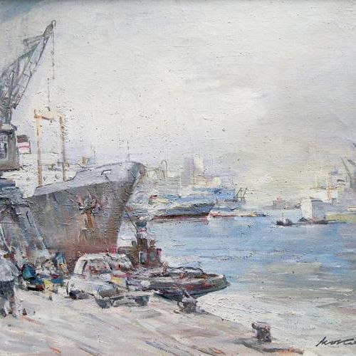 Marian Mokwa, ok.1948 r., Centralne Muzeum Morskie w Gdańsku, fot. M. Brucki