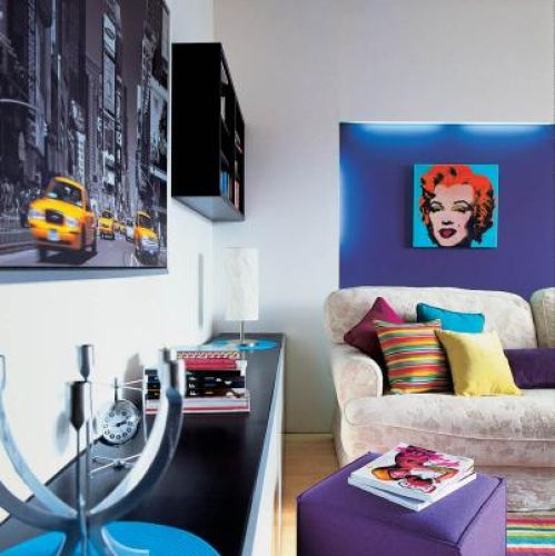 Marlin Monroe to reprodukcja słynnego obrazu Andy ego Warhola, ale kolory Kamila dobrała sama.