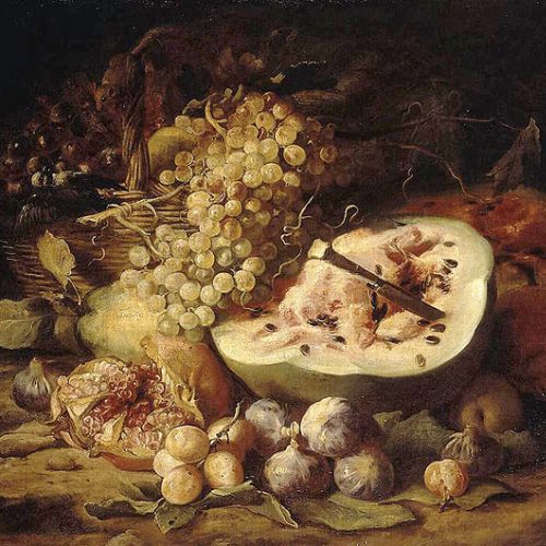 Martwa natura z owocami , lata 70. XVII w., Abraham Brueghel