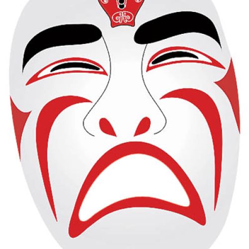 Maska japońska. Fot. Shutterstock.com