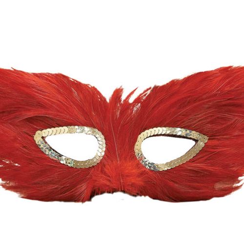 Maska karnawałowa z piór. Fot. Shutterstock.com