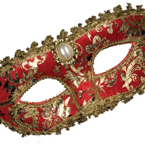 Maska wenecka, którą podczas balów nosily kobiety. Fot. Schutterstock.com