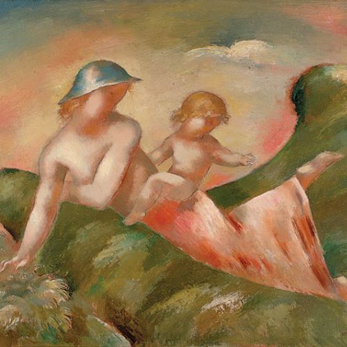 Matka z dzieckiem , 1925 r., E.Zak, POLSWISSART, CS. 315 000 zł