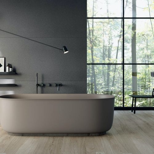 matowa wanna wolnostojąca