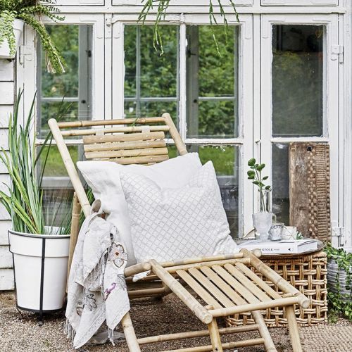 MANDISA LOUNGER, leżak składany z bambusa, 590 zł, LENE BJERRE.