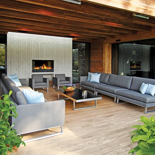 meble ogrodowe, taras. Odpoczynek nad wodą w kilku odsłonach