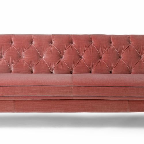 Sofa w kolorze koralowym, New Kap, BORZALINO