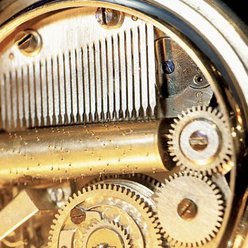 Mechanizm pozytywki, Muzeum Zegarów w Villers-le-Lac, Francja, BE W