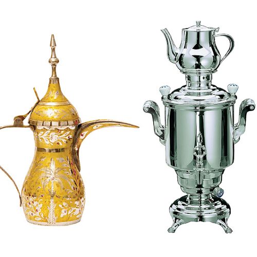 Metalowy dzbanek do herbaty i samowar elektryczny Romanov III, poj. 5 l, 2549 zł. teatea.pl