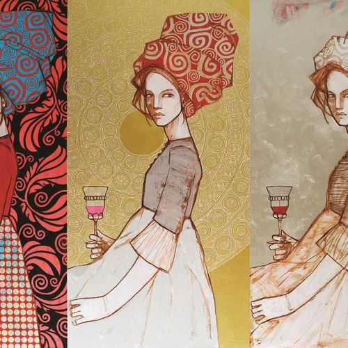 Michał Warecki, Nalewki 3 , 130 x 89 cm, akryl na płótnie