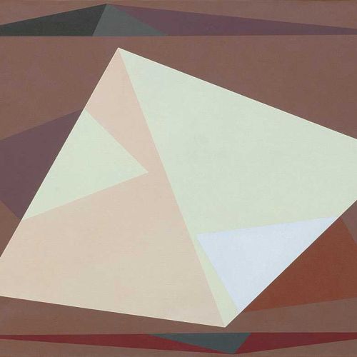 Kompozycja abstrakcyjna , 1959 r. Władca trójkątów - Mieczysław Janikowski