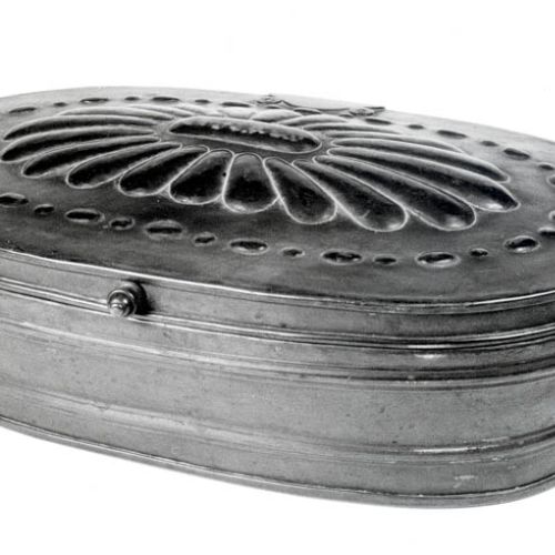 Miedziany niemiecki pojemnik na chleb, lata 1800?1850, MUSEUM DER BROTKULTUR, ULM, WWW.MUSEUM-BROTKULTUR.DE