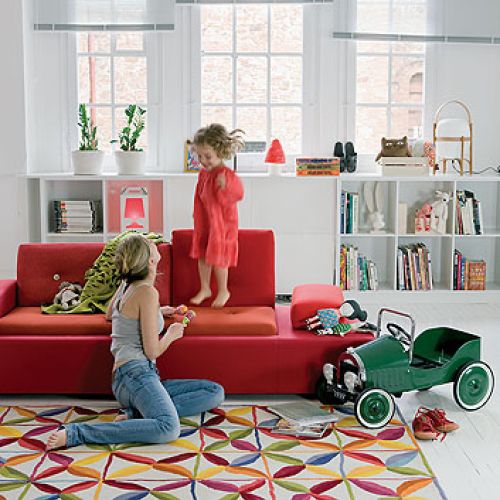 Miękkie i kolorowe dywany