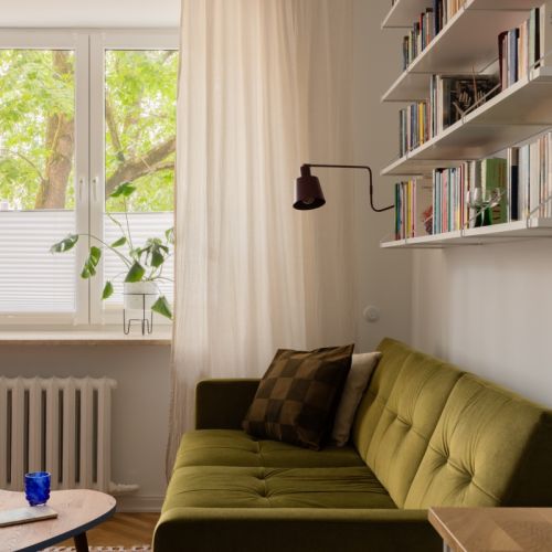 salon w stylu vintage