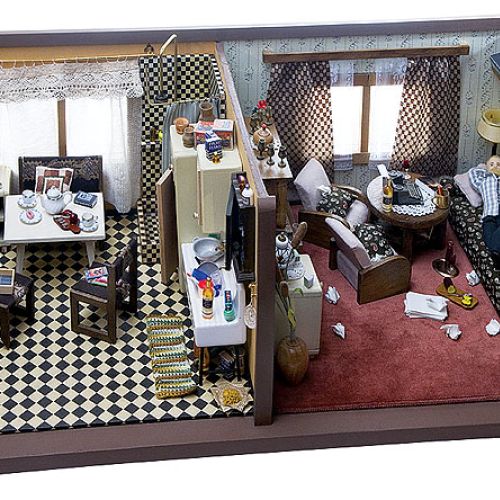 Mieszkanie niedocenionego pisarza – kawalera.