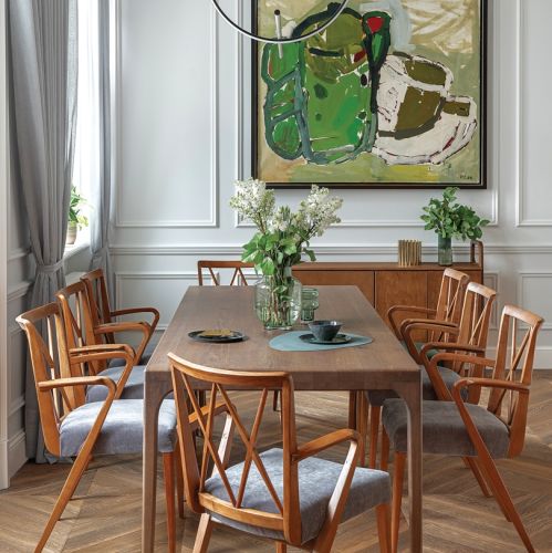 mieszkanie w stylu francuskiej kamienicy