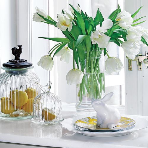 biała kuchnia dekoracje