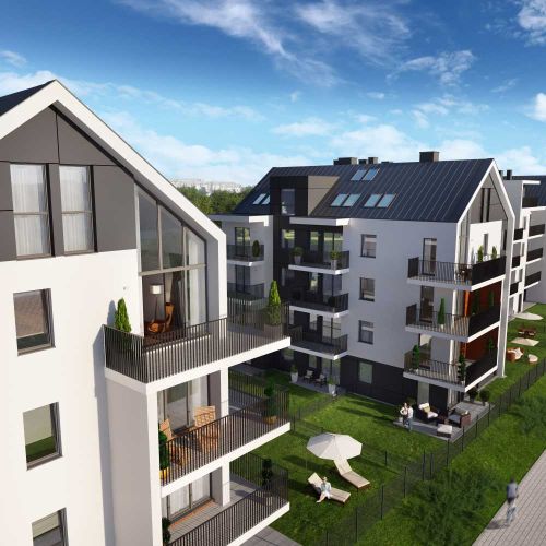 Osiedle Domy Pod Koroną. Mieszkania z antresolą  – nowe osiedle w Gdańsku