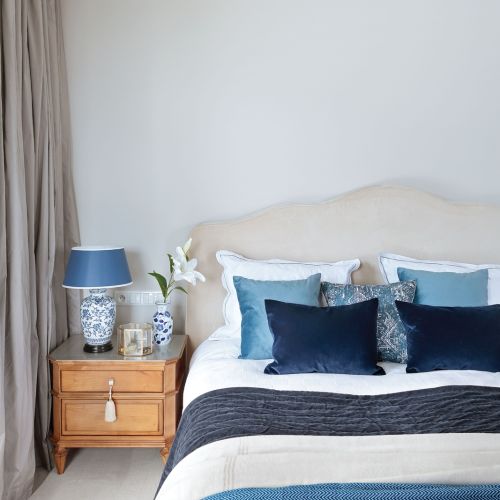 Mieszkanie pod Warszawą w stylu Hampton