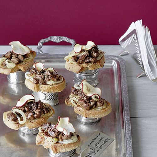 Grzanki z wątróbką