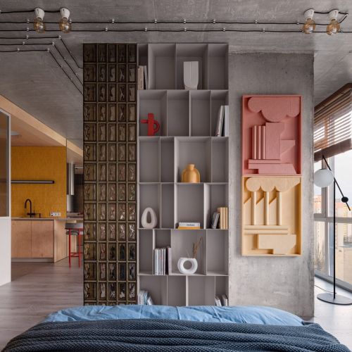 ścianka działowa z luksferów