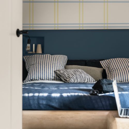 modne kolory ścian w sypialni 2023