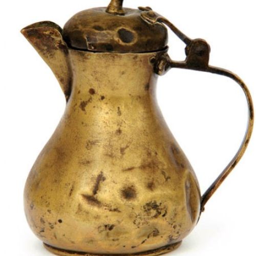 Mosiężna kawiarka, fot. BE W. Kawiarki