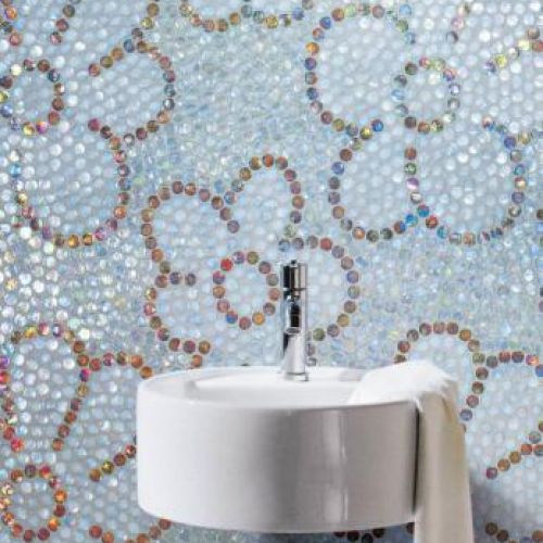 Mozaika NeoGlass firmy SICIS. Umywalkowe inspiracje