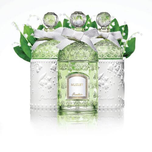 Muguet, Guerlain. Flaszeczka z kwiatkiem