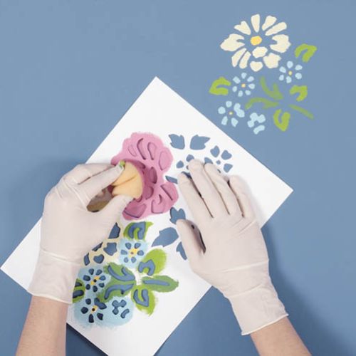 Na koniec różowy. Malowana łączka