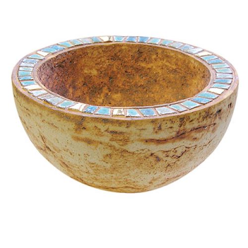 Naczynie z gliny szamotowej i mozaiki, 2008