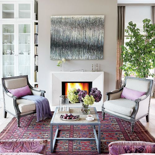 różowy salon w stylu francuskim