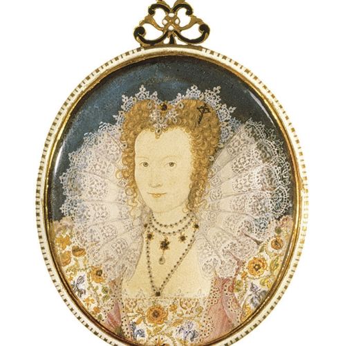 Nicholas Hilliard, Portret nieznanej kobiety , XVII w.