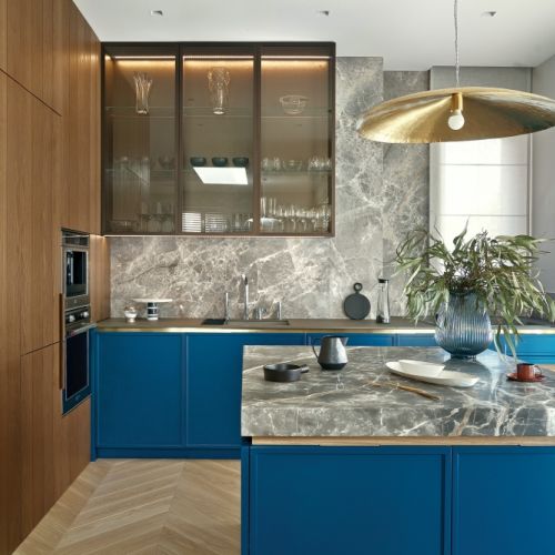 niebieska kuchnia inspiracje