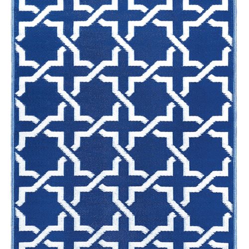 dywan niebieski orientalny