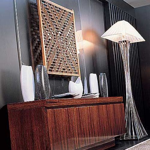 Nowoczesne materiały - szkło i metal w stylistyce art déco. CREATZIONI