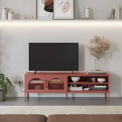 metalowa szafka pod TV