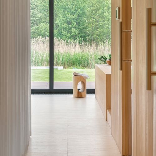 styl nowoczesny łazienka z drewnem