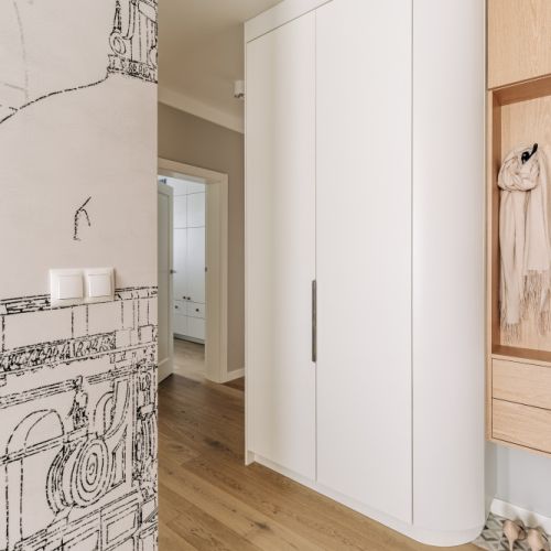 nowoczesna aranżacja mieszkania w Łodzi