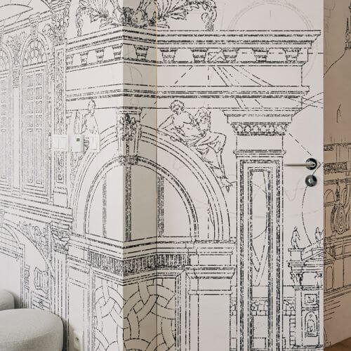 nowoczesny apartament w łodzi z klasycznymi detalami