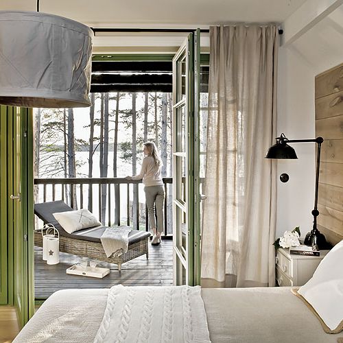 Obok sypialni znajduje się prywatny taras.