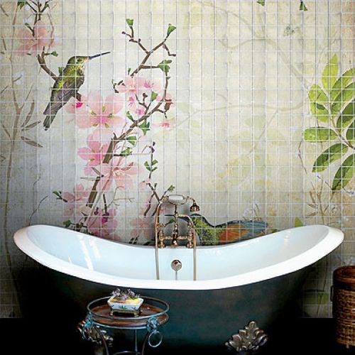 Od 3311 euro na tle ściany wyłożonej płytkami z kolekcji Burstrum. Metr wzoru o wysokości 180 cm kupimy za