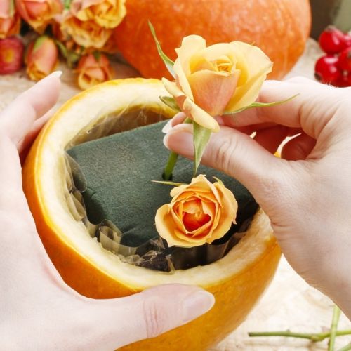 wazon z dyni krok po kroku