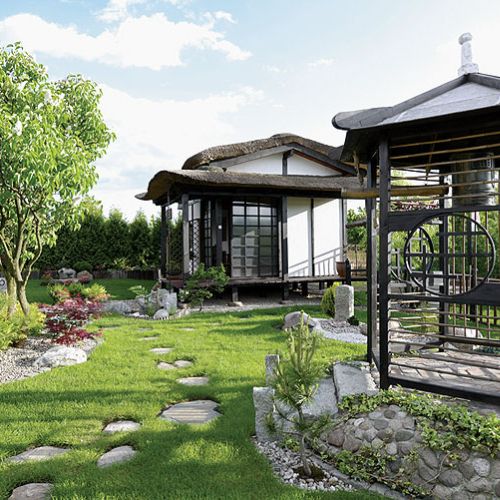 Ogród japoński - pomysł nie jest dla narwańców. Potrzeba mnóstwo cierpliwości, by rzecz doprowadzić do końca.