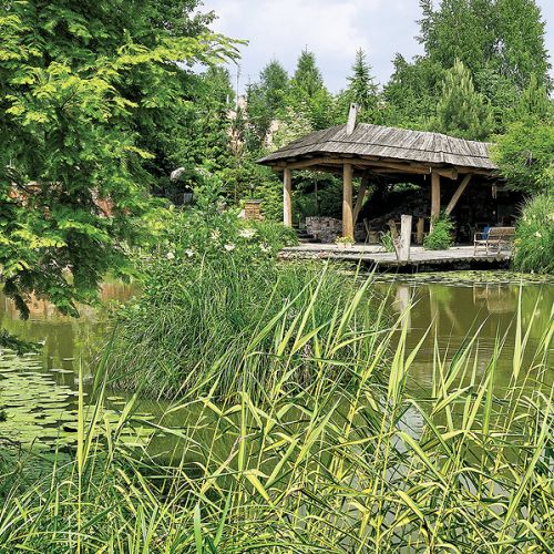 Ogród z pomysłowymi zakątkami