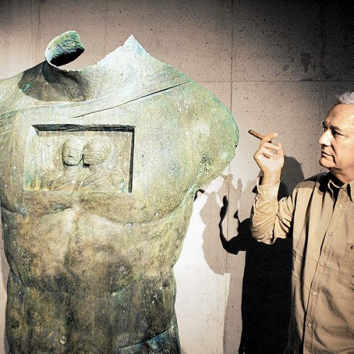 Okruchy antyku Igora Mitoraja. Igor mitoraj, atelier, rzeźba, marmur, sztuka, rzeźby